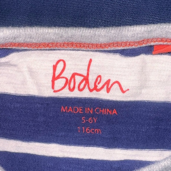 EUC Boden Hanna Anderson Boys Rainbow Stripe Pullover Hoodie Shirt Shorts Set 5T - Picture 2 of 7